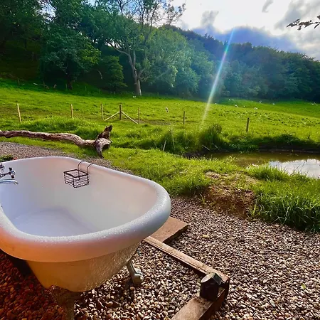 Apartamento The Shepherd's Retreat Luxury Secluded And Private Cosy Hut Outdoor Bath With Firepit
